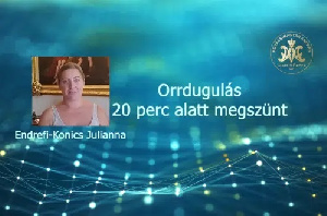 Orrdugulás 20 perc alatt megszűnt – Endrefi-Konics Julianna